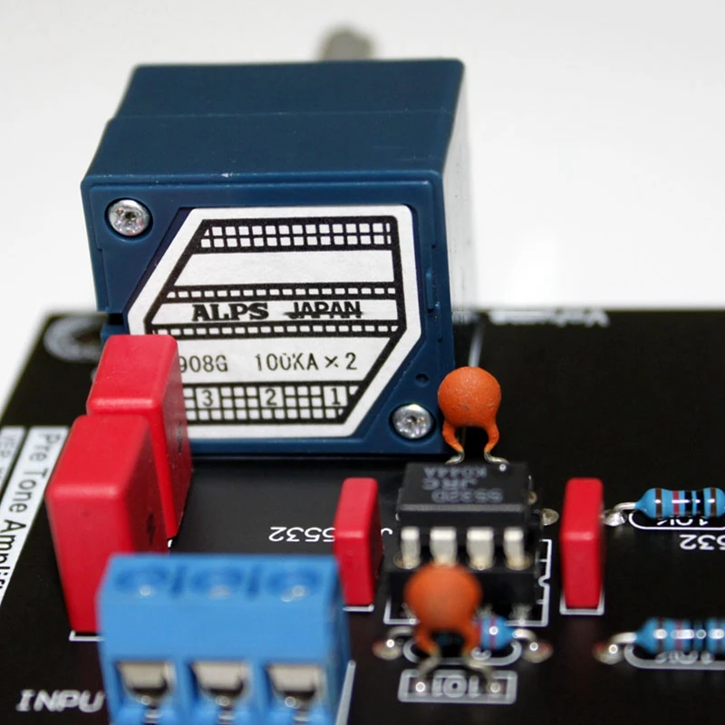 Préamplificateur de potentiomètre de type ALPS27, carte de tonalité de luxe A8, JRC5532