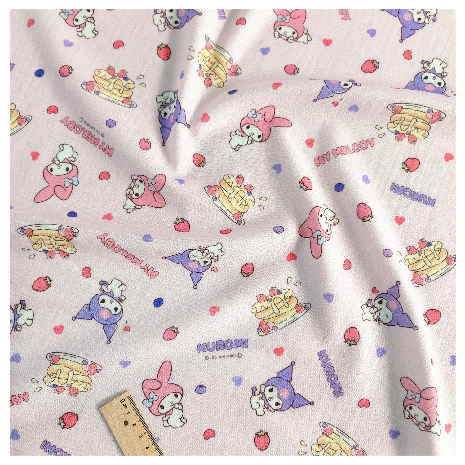 A Class 2-Layer Sanrio Hello Kitty Cotton Baby Bibs Infant Reusable Feeding Fabric Cloth Soft Absorbent Burp Material view 6