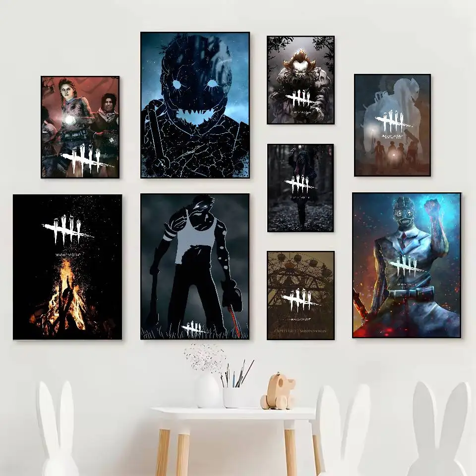 Classic Games D-Dead by D-DaylightS Poster HD posters Self adhesive waterproof ideal for living room bedroom bar decoration