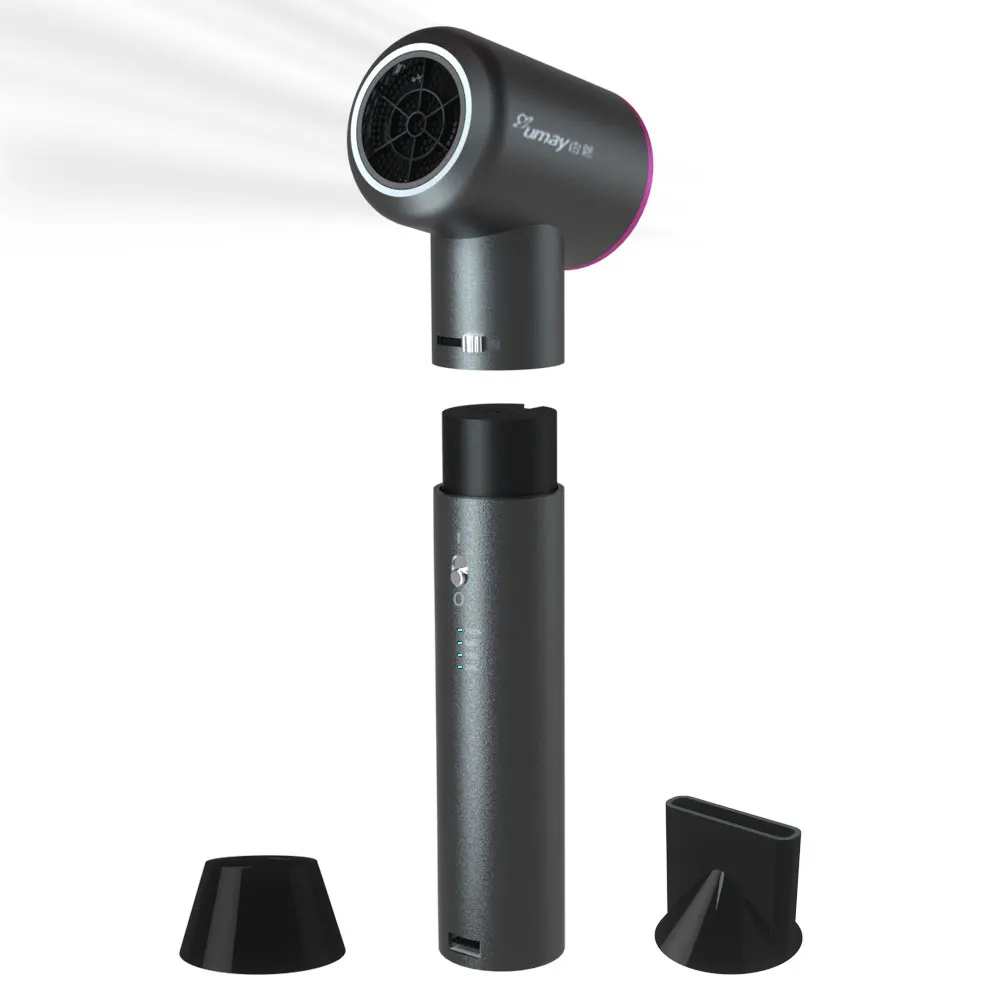 Anion Hair Dryer Hot Wireless Use Wind And Cold Air Available Unique Design Neg…