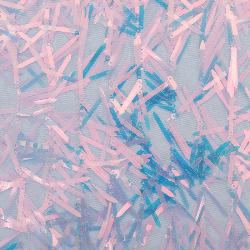 

1 ярд, постепенная смена бусины, цветочная ткань, одежда для выступлений, платье, радужная ткань, кисточка, лазерная пудра в форме меча, ткань с блестками