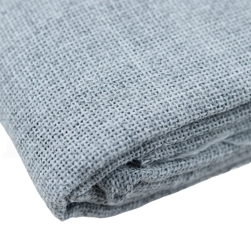 1x1 متر رمادي تلمم القماش فو الكتان النسيج الخام الصلبة الكتان النسيج DIY بها بنفسك السجاد ملحق الخياطة لكمة ل تلمم بندقية #5