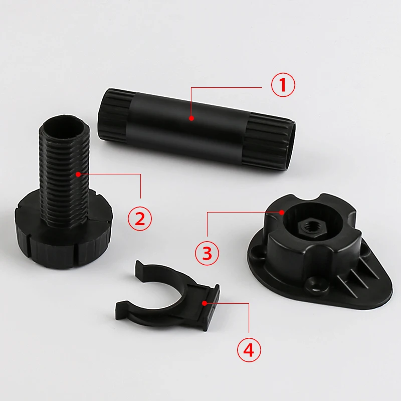 Adjustable Height Cupboard Foot Cabinet Leg 6cm~15cm, For Furniture Cabinets Table Leg Heavy Duty Cabinet Levelers