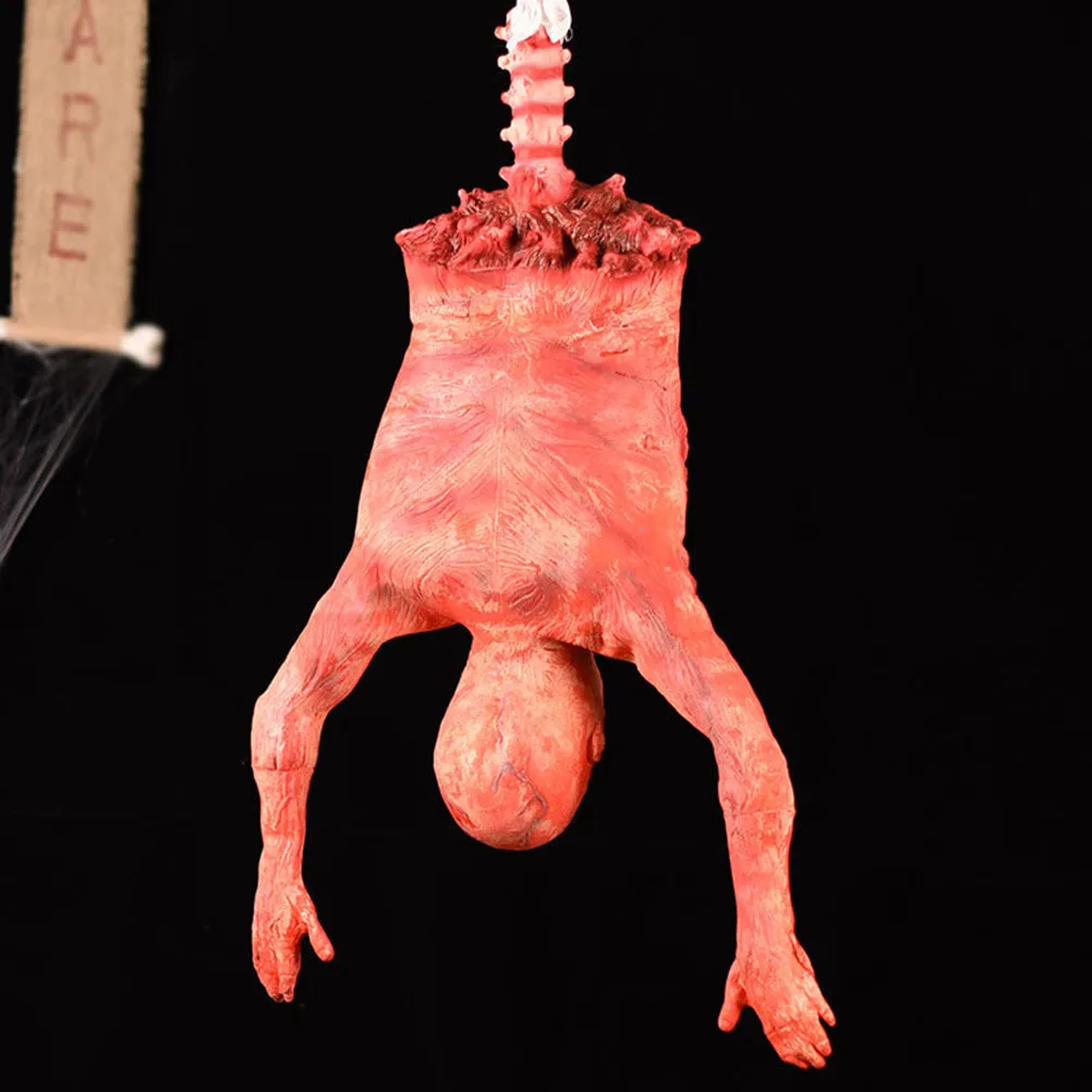 Dead Body Halloween Prop Creepy Props Decoration Bodies Ghost Hanging Fake Parts Bloody
