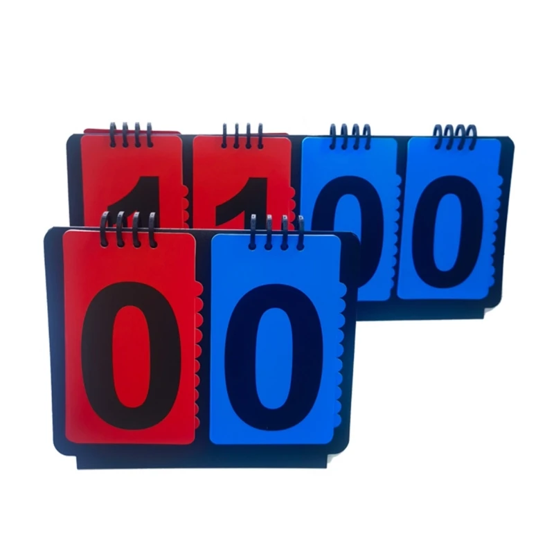 

ScorTable Top Scoreboard Flippers Sports Coeboard Set for Referees and Organizers Dropship