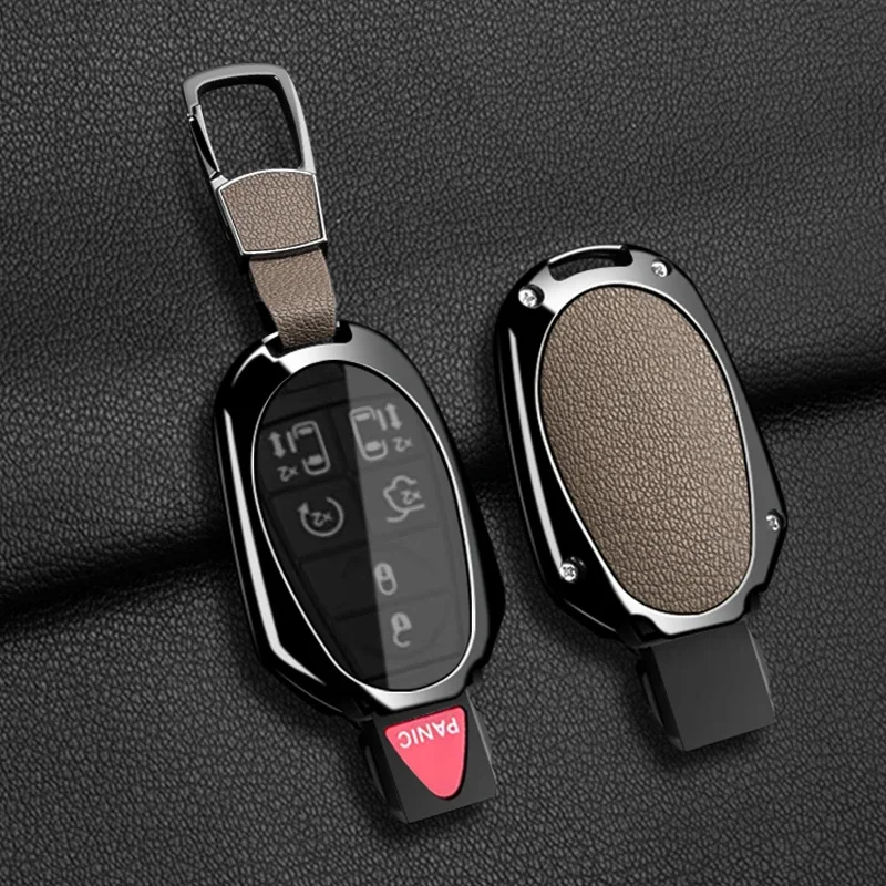 Autoschlüssel-Hülle mit Kette für Jeep Commander, Dodge Grand Caravan, Chrysler Grand Voyager, Town Country, Chrysler 300C – Detail 5