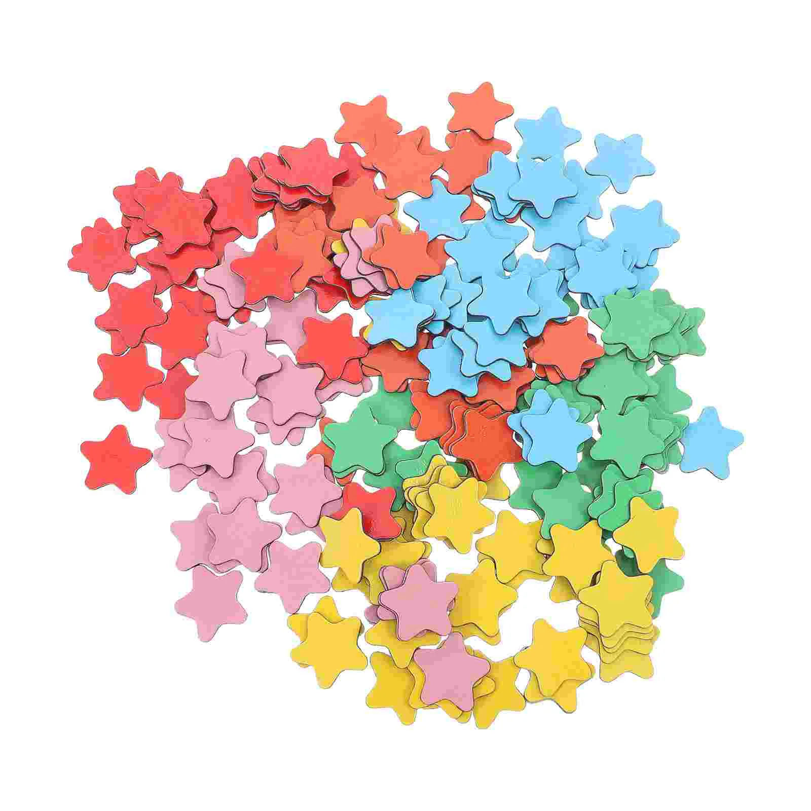 240 pçs amor telhas em forma de estrela ímãs memória geladeira quadro negro decorações criativo adesivos magnéticos blackboard decorativo