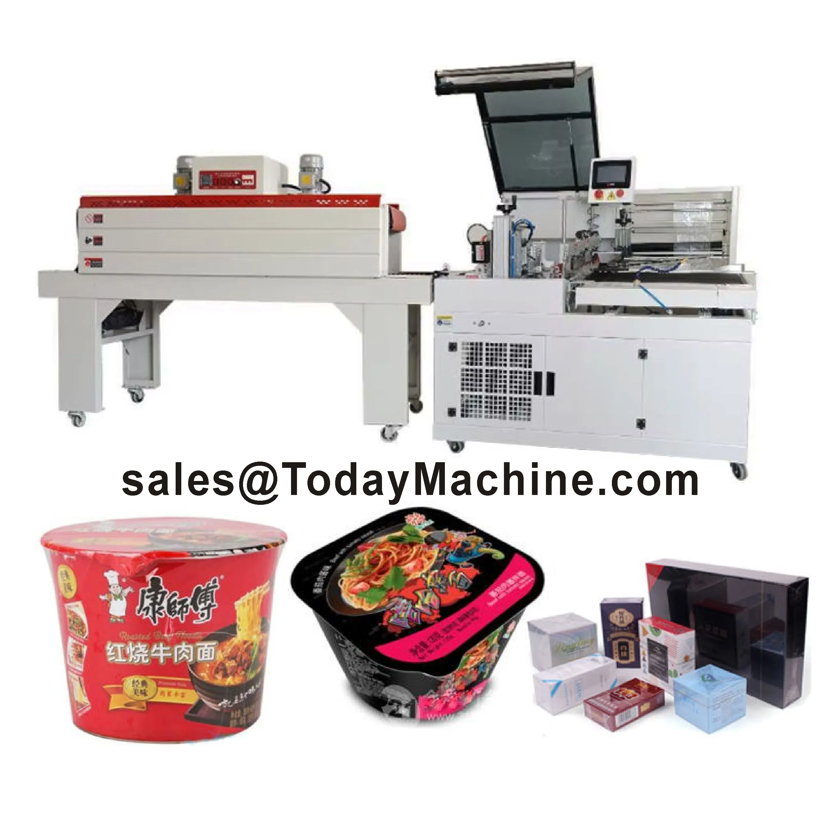 L Type Sleeve Heat Shrinkage Film Wrapping Sealing Machine
