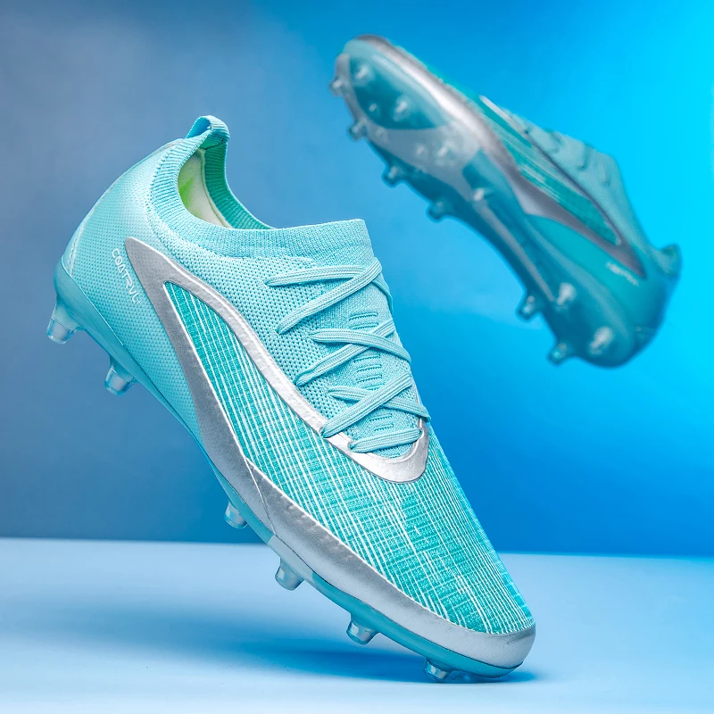New Men Professional Unisex Soccer Shoes Sport Ultra-light Football Boots Cleats Grass Non-slip Training Match FG/TF - view 6