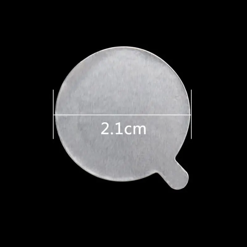 300 pz Usa E Getta Colla Per Ciglia Titolare Lamina Pallet Estensione Del Ciglio Colla Pastiglie Adesivo di Carta Strumenti di Trucco di Bellezza dimensioni 2,1 cm