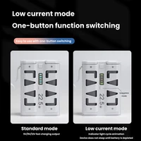 Kit DIY de batterie externe portable 22,5 W à charge rapide, boîtier pour 2 batteries 21700 à dégagement rapide, boîte d'alimentation d'urgence 4