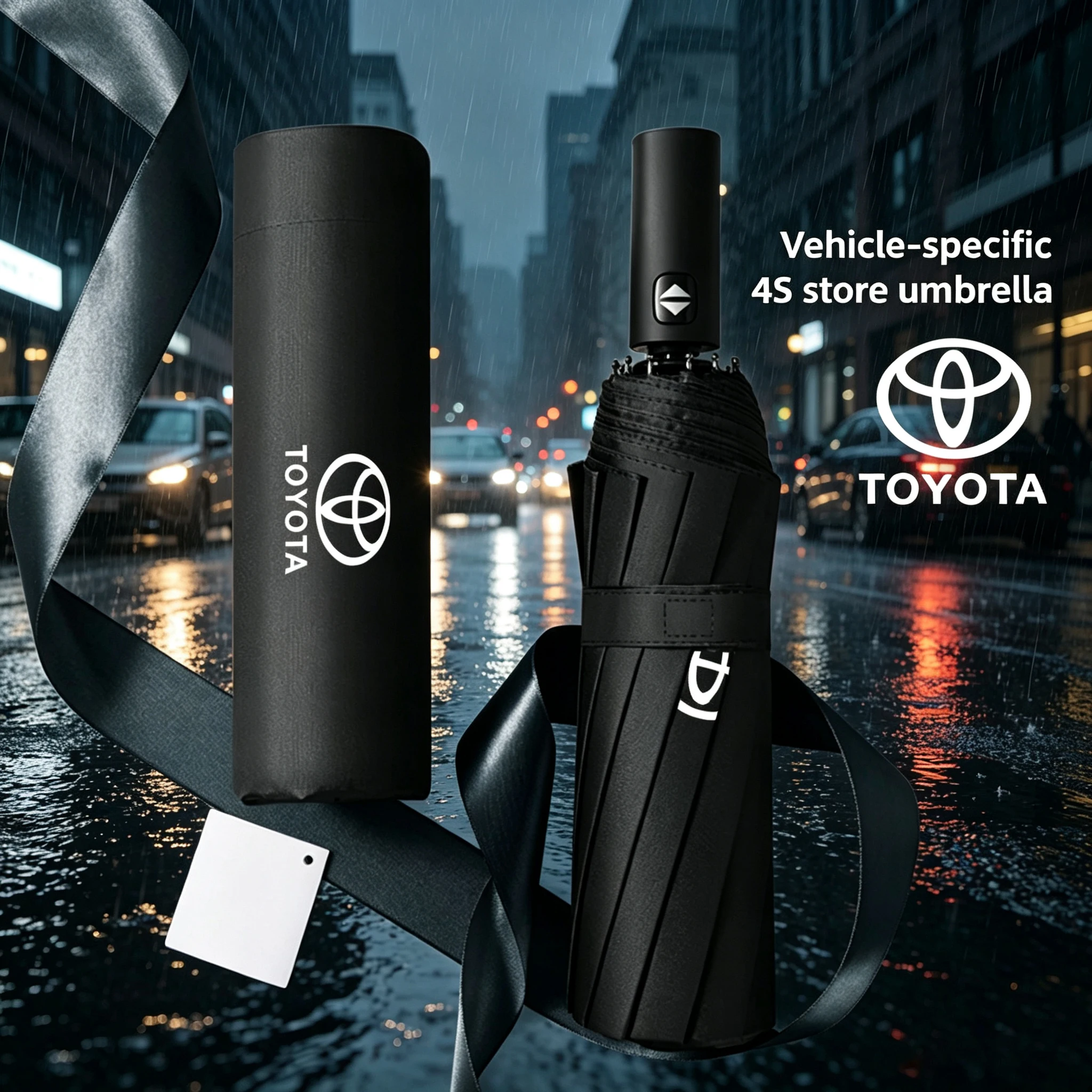High-end Car Folding Sunshade Windproof Umbrella For Toyota Yaris Camry Land Cruiser Rav4 Rush Avensis Verso Caldina Raize Scion
