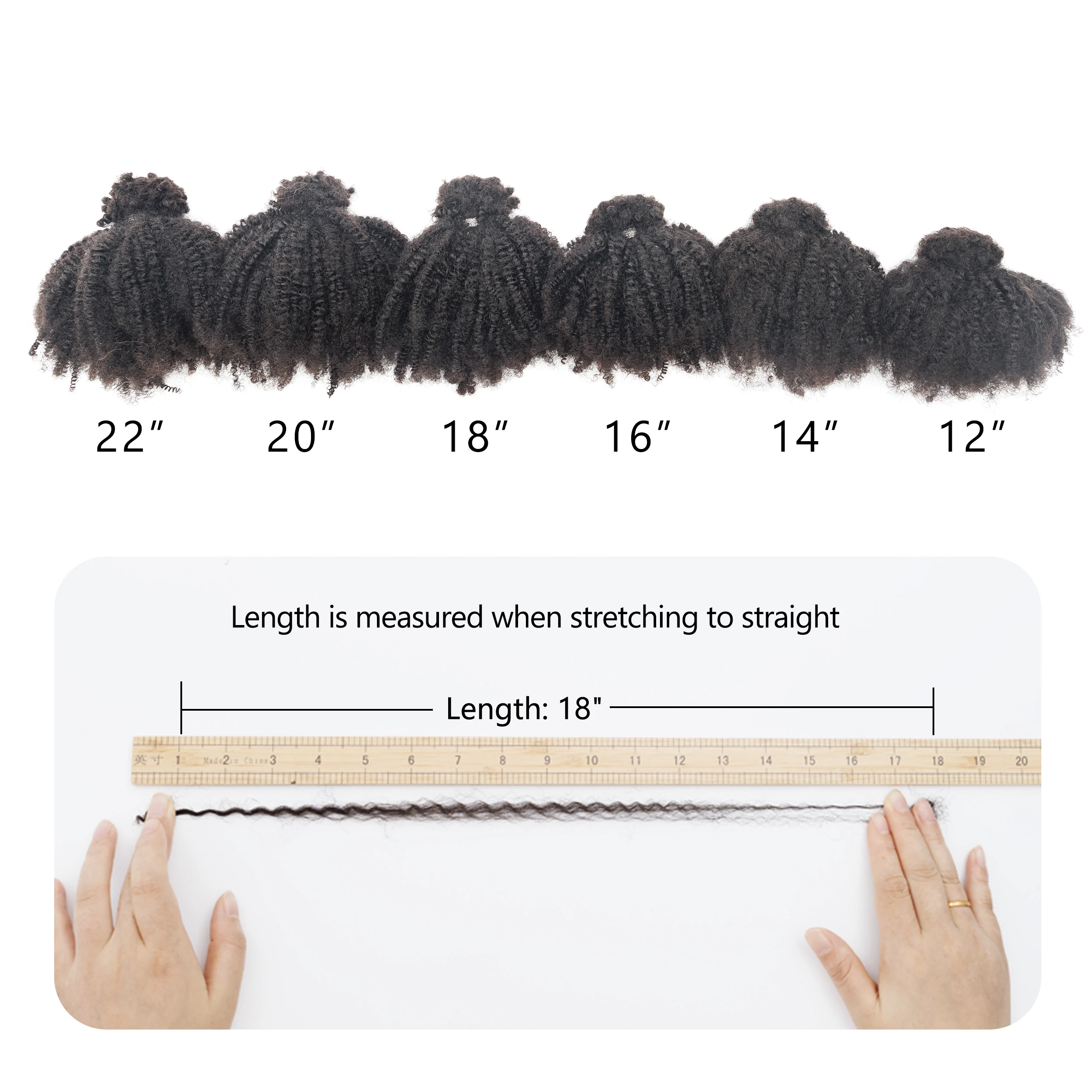 Hochwertige Weiche Afro Kinky  – Hair Bundles Bewertung und Preis
