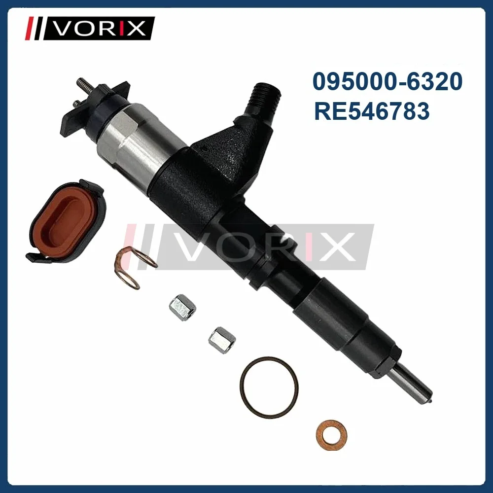 095000-6320 0950006320 RE546783 Diesel Fuel Injector for John Deere 4045T 6068T