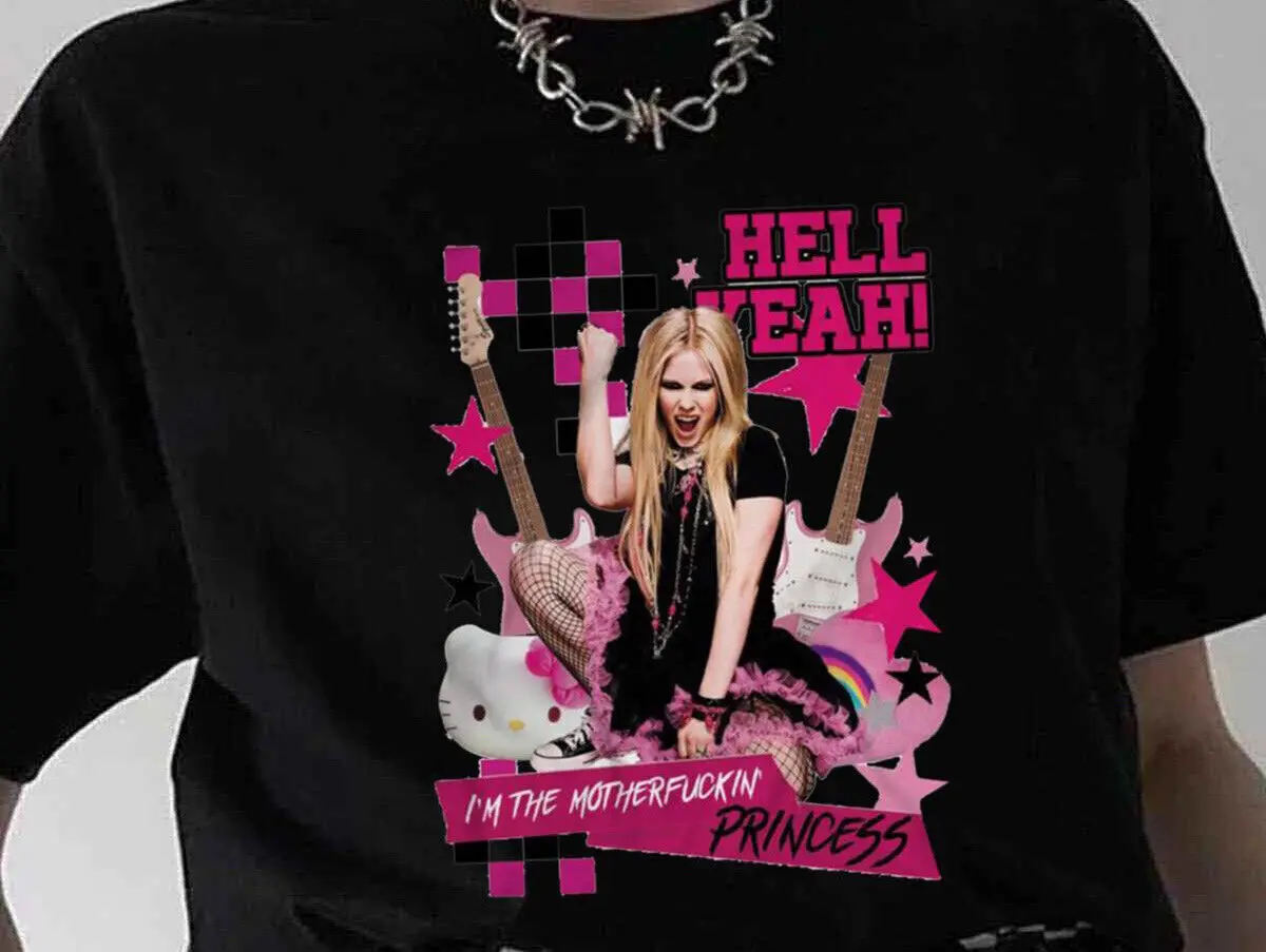 Rare Avril Lavigne Girlfriend I’m The Mother All size Tee Shirt Gift Fans