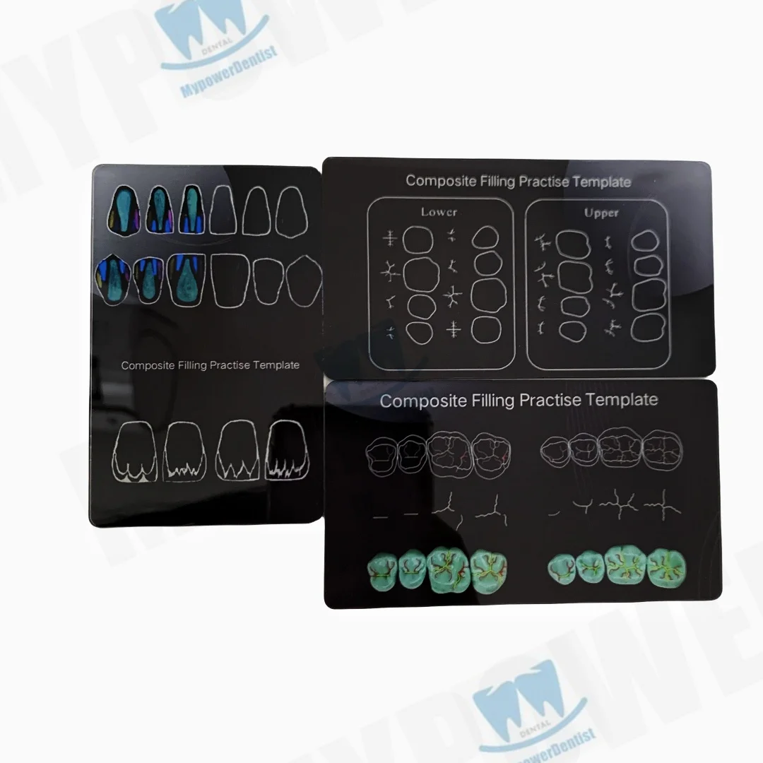 Dental Cavity Preparation Caries Practise Model Composite Resin Filling Template