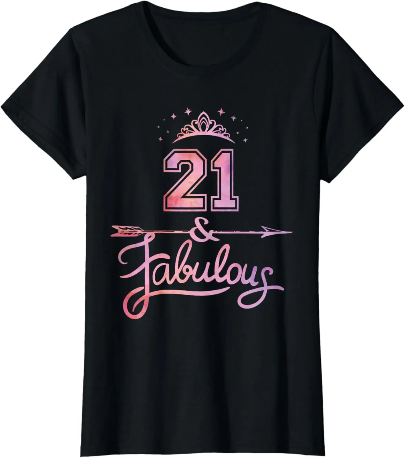 

Women 21 Years Old And Fabulous Happy 21st Birthday T-Shirt