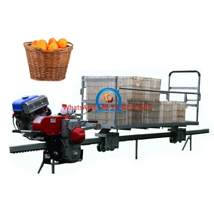 hot sale farm rack conveyor good quality self-propelled orchard mountain monorail transporter