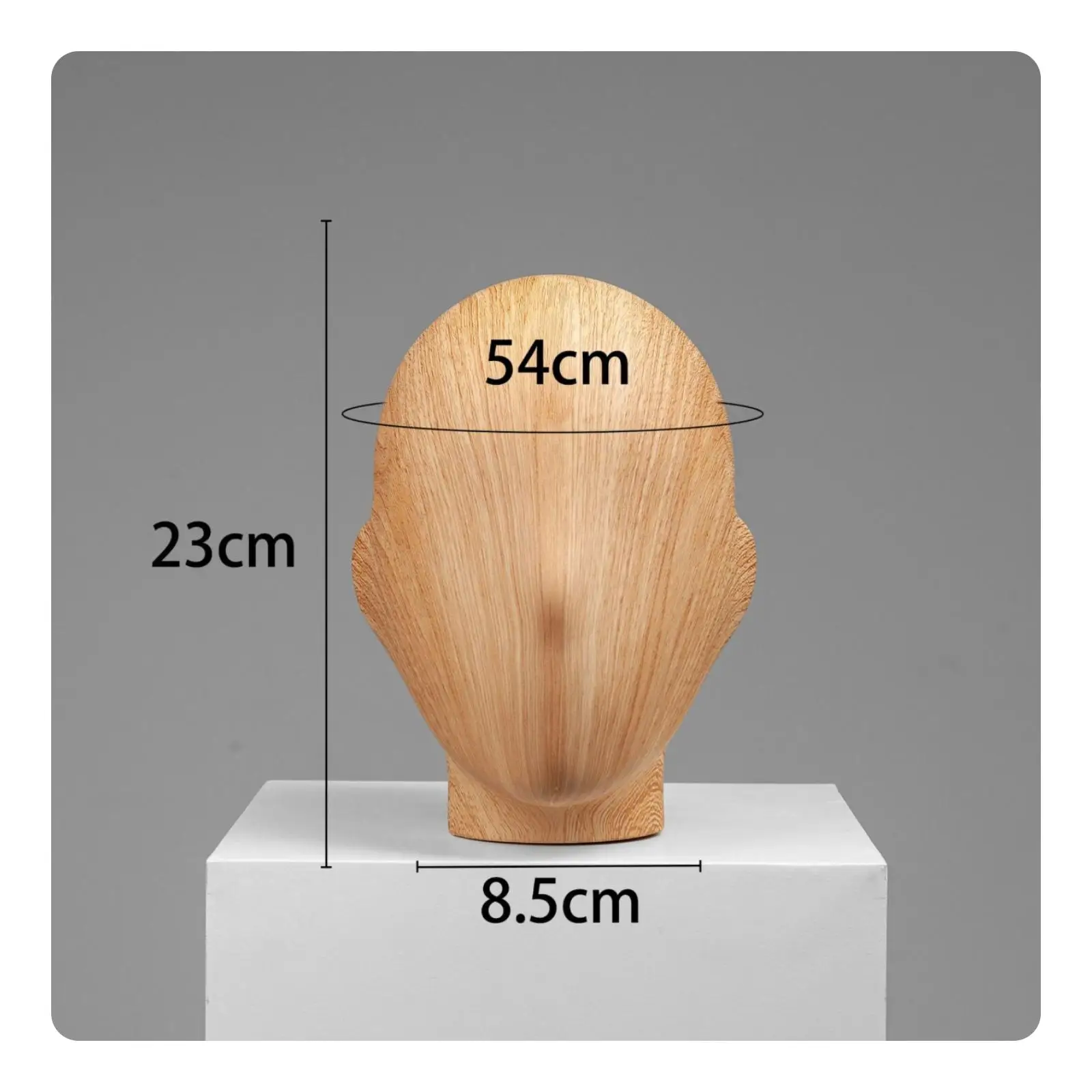 Mannequin Head Stand Countertop Hairpiece Display Head Single-Piece