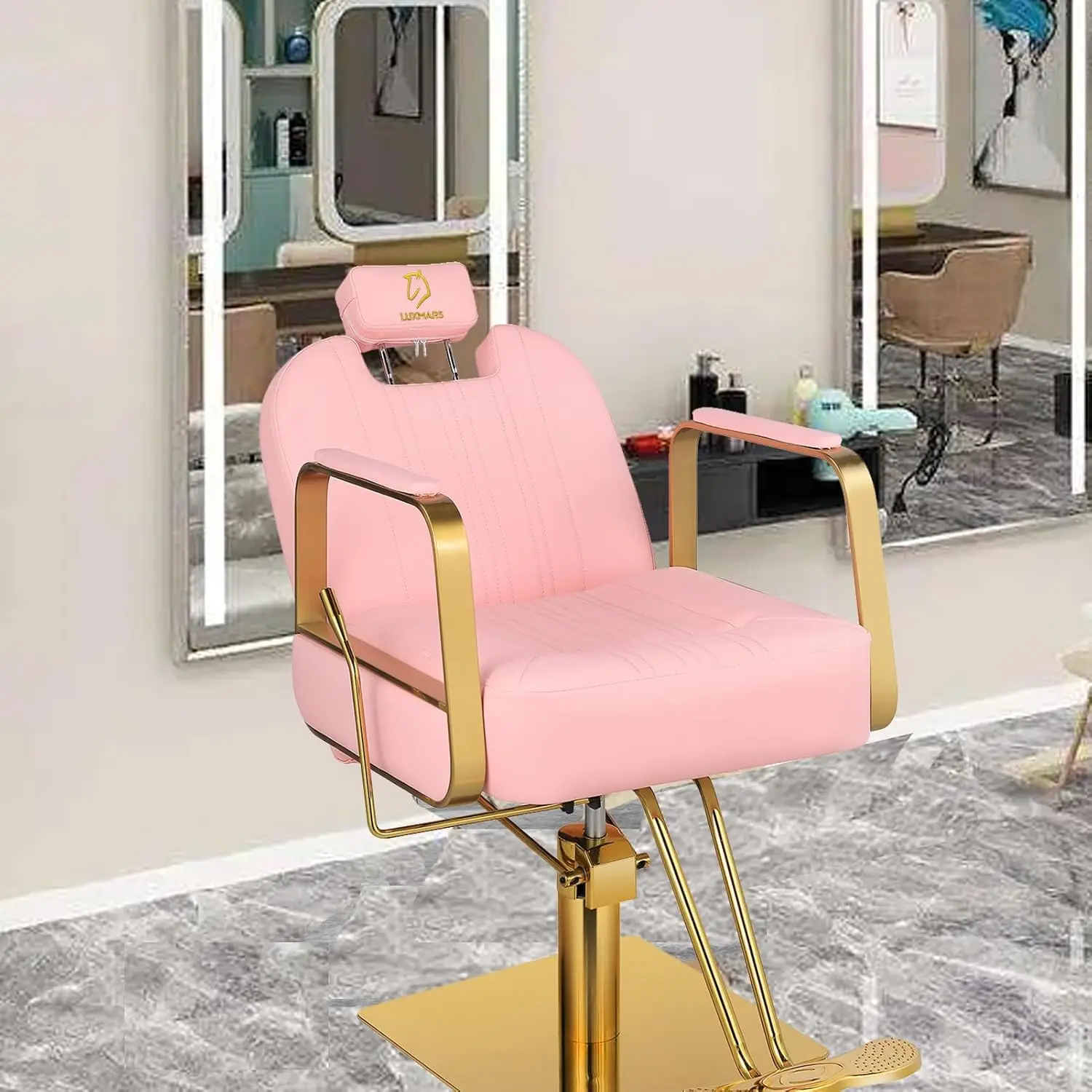 Barber Chair Salon Chair Reclining  All Purpose Beauty Spa Salon Equipment