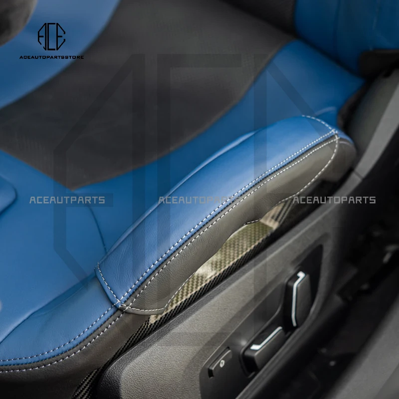 Genuine Leather Protector for BMW G87 M2, G80 G81 M3, G82 G83 M4, F90 M5, F92 M8 Car Accessories - M Carbon Bucket Seat Bolster