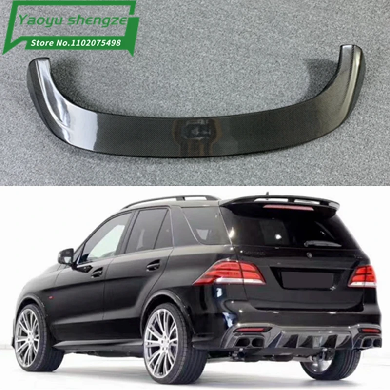 2016-IN for Mercedes-Benz GLE grade ML-class W166 B style carbon fiber modified roof spoiler