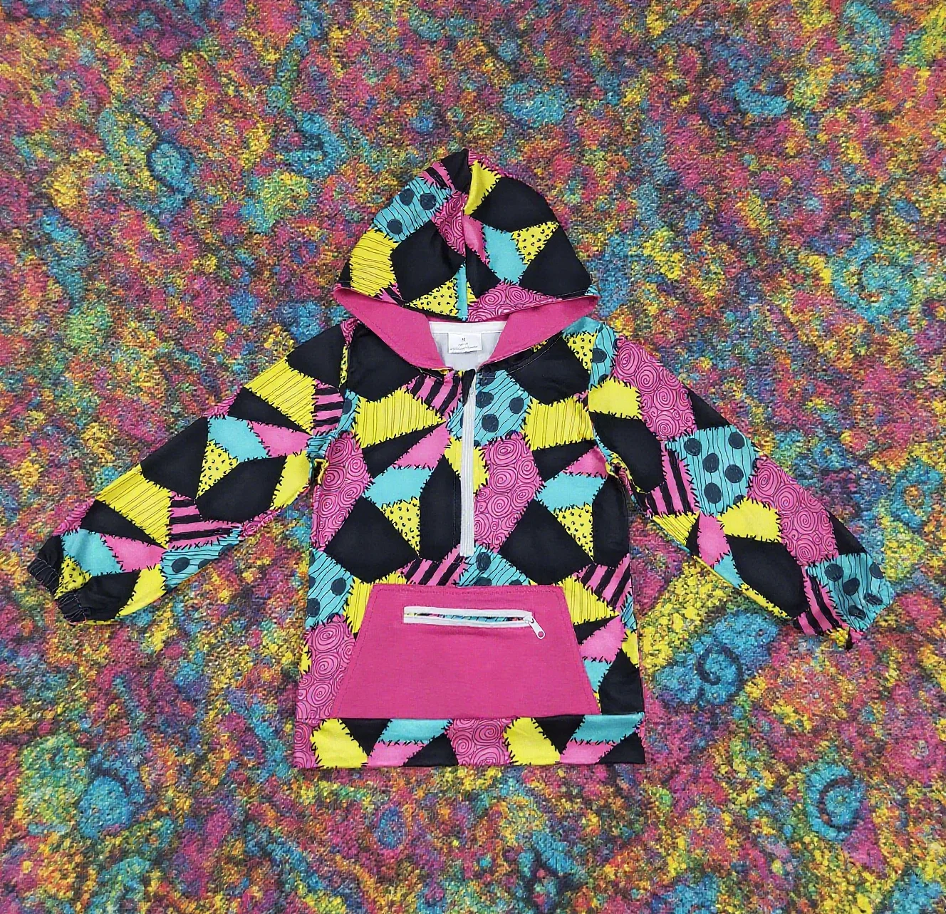 

Z820-16 GT1137 Children Boutique Halloween Clothes Long Sleeve Hooded Top Kids Girls Shirt