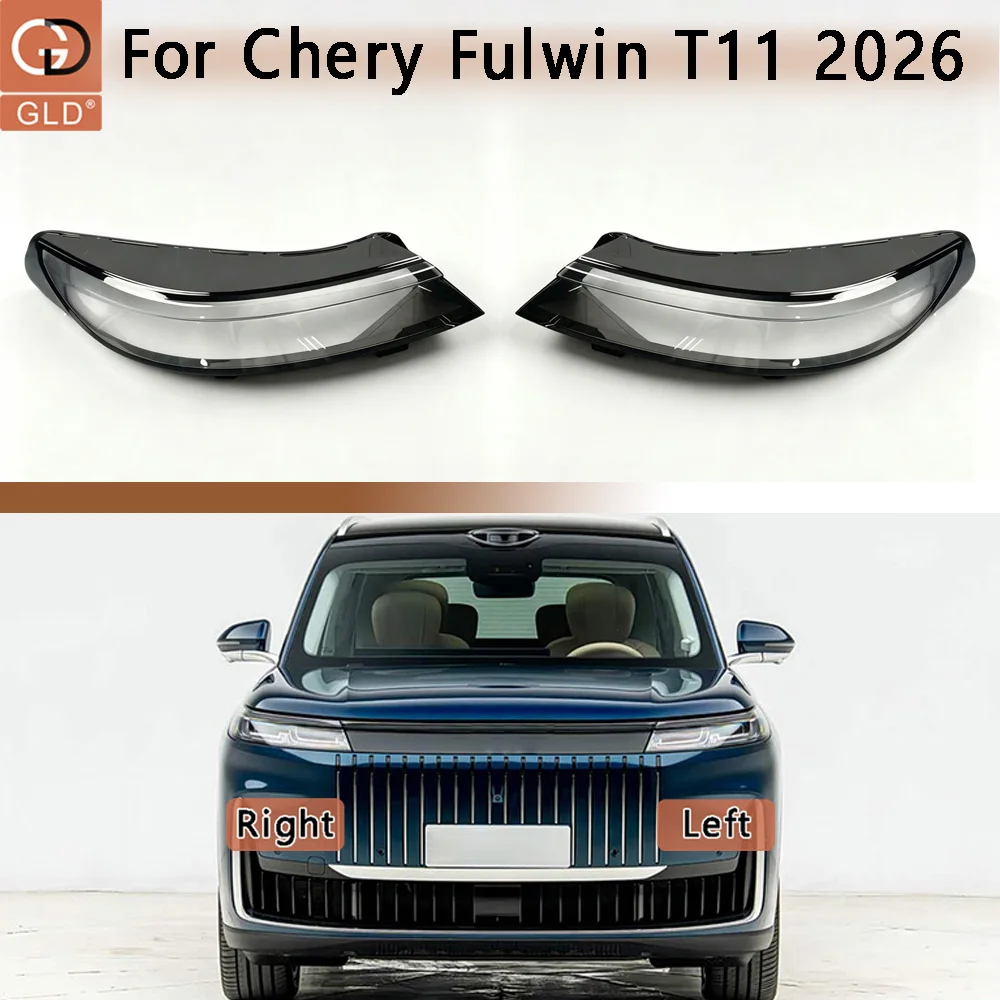 

Front Glass Lens Lamp Shade Shell 2026 For Chery Fulwin T11 Front Headlight Cover Shade Lampshade Lens Headlamp Shell Plexiglass