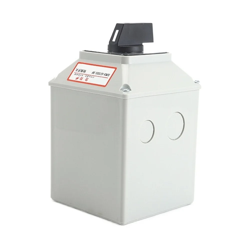 63A 3 Position Rotary Changeover Switch With IP65 Protective Case Silver Alloy Contacts For Industrial Electrical Control Cam Sw