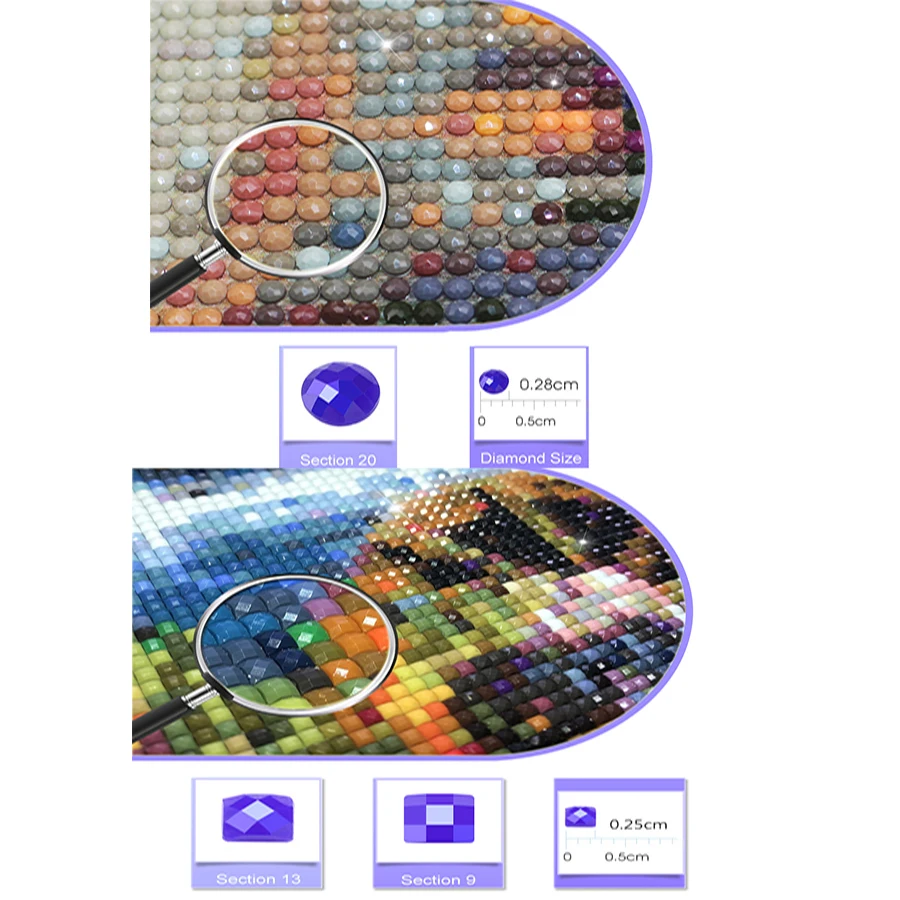 Abstract Graffiti Diamond Painting, Street Nightscape, Full Square Drill, Cross Stitch, Rhinestone Embroidery, 5Pcs