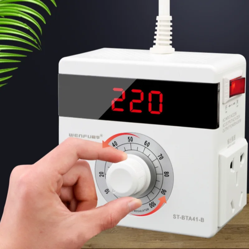 電子電圧レギュレーター,モーター,速度調整,電気炉,加熱管,温度レギュレーター,4000w,ac 220v
