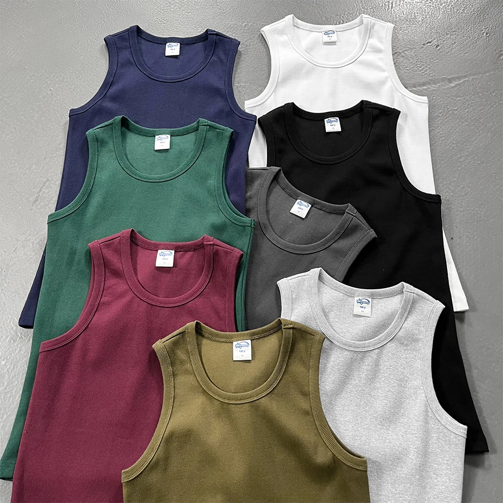 

Tank Top Men Casual Women Vintage T-shirt Clothes Hip Hop Street Summer Punk T Shirt Y2k Sleeveless Men's Clothing Cotton Tops