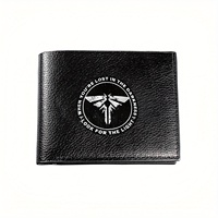 The Last of Us Firefly Logo Wallet: When you're lost in the darkness,look for the light Business Mens Casual Elegant Simple Prac