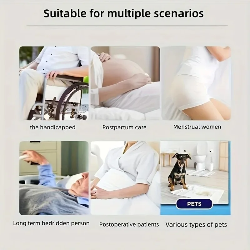 Urinmatratze, atmungsaktiv, wasserdicht, waschbar, Baumwoll-Bettkissen, Belüftung, extra große Größe, Windelmatte, einfach, praktisch – Detail 11