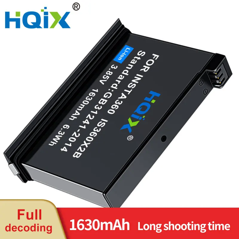HQIX For Insta360 ONE X2 Sports Camera Battery USB Charger