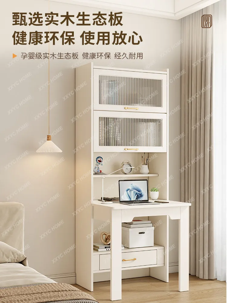 Practical wood folding dresser bedroom modern household small apartment bedside makeup table