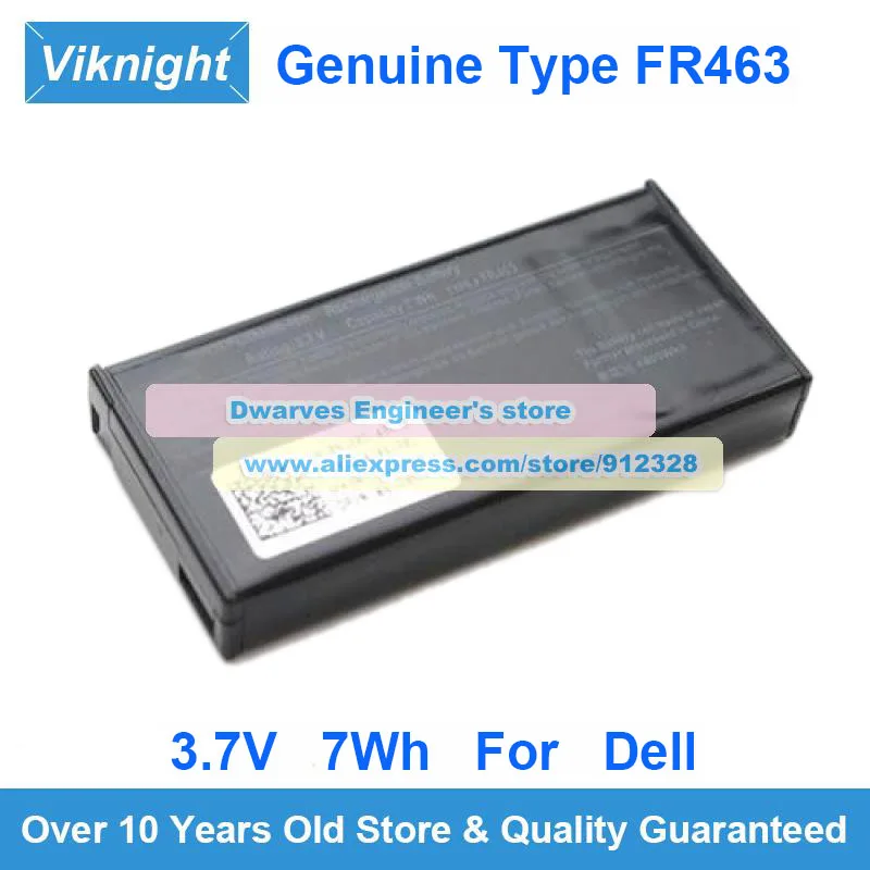 

FR463 Battery 3.7V For Dell Poweredge 6950 2950 Perc 5i 6i NU209 P9110 PERC5I Perc6i U8735 U8735 NU209 H700 RAID Controller 7Wh