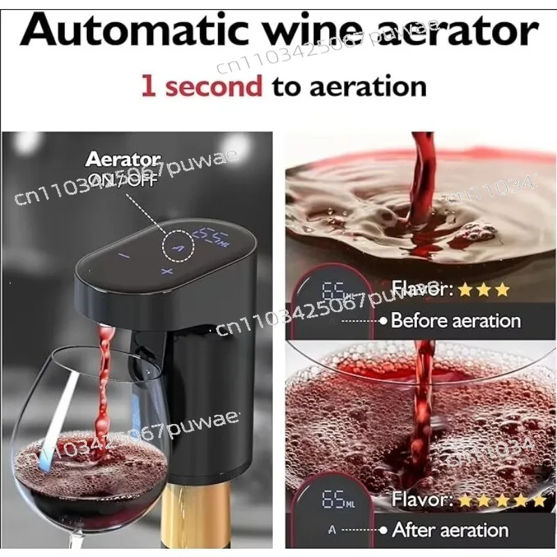 2024 New Portable Mini Automatic Wine Decanter Electric Wine Aerator and Wine Dispenser