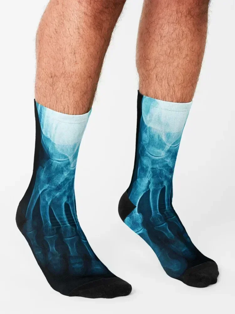X-Ray Feet Socks Stockings loose bright garter Heating sock Mens Socks Women's