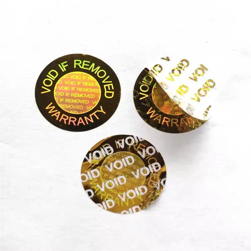 520 pieces / lot Hologram VOID IF REMOVED Security Tamper Evident Warranty Stickers