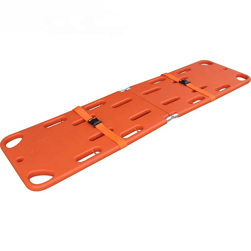 Wholesale foldable emergency spine board fire rescue board water floating rescue board plastic stretcher