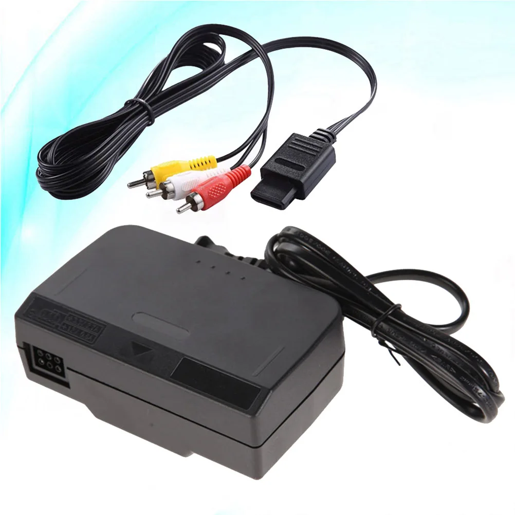 1 ensemble 1 ensemble adaptateur secteur pour Compatible pour Console de jeu conception Portable alimentation pratique sûre noir