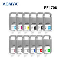 PFI706 PFI-706 cartuccia d'inchiostro 700ml compatibile per Canon iPF 8400 iPF9400 iPF8410 iPF9410 iPF8410S iPF9410S inchiostro Dye 12 colori