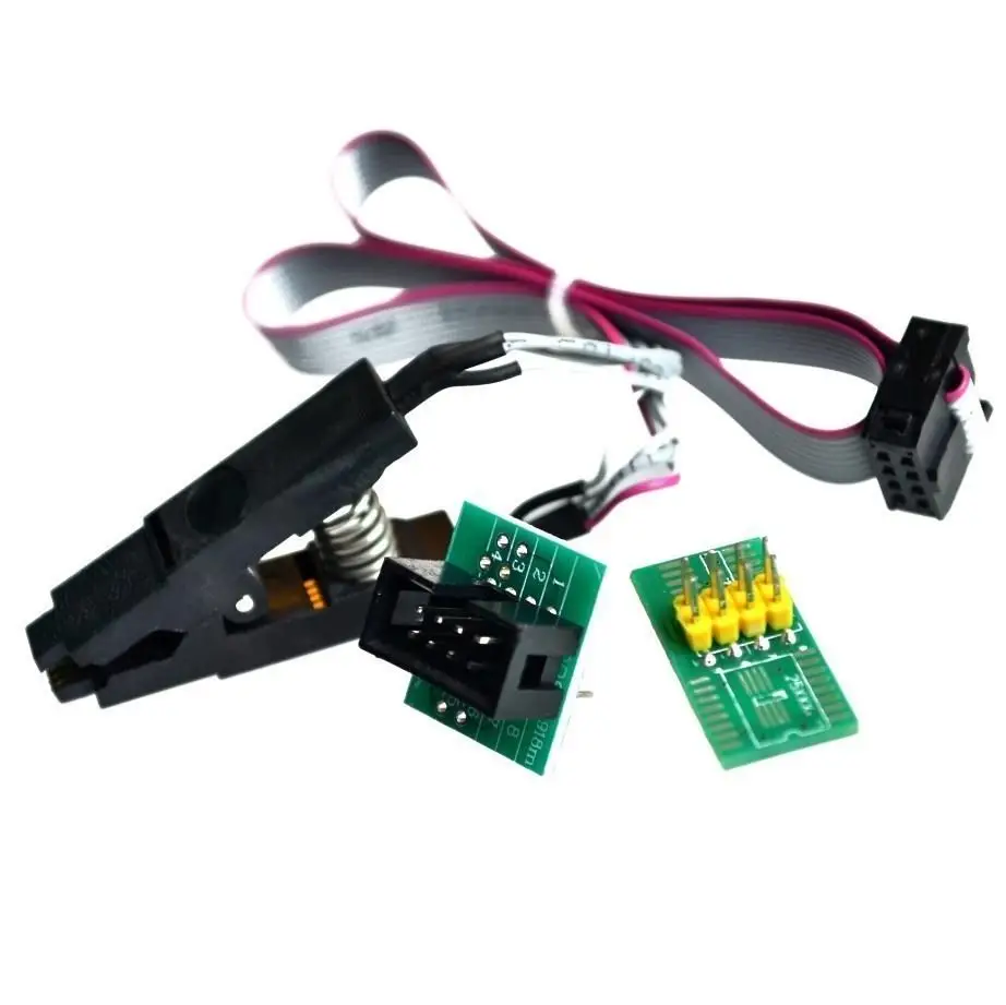 CH341A 24 25 Series EEPROM Flash BIOS USB Programmer Module + SOIC8 SOP8 Test Clip For 93CXX / 25CXX 24CXX DIY KIT