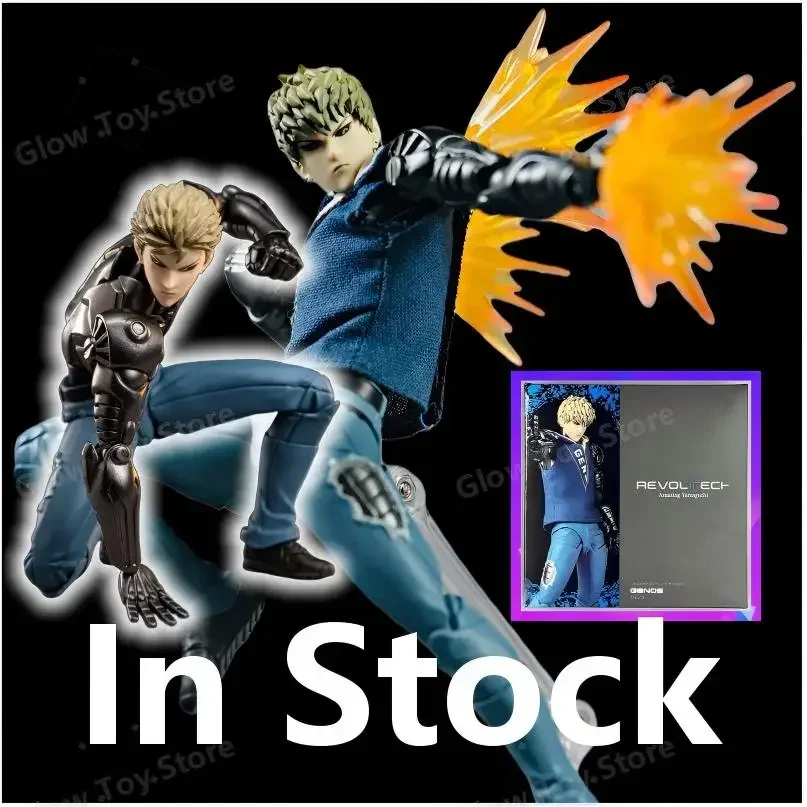 

В наличии: Аниме-фигурки Genos, Kaiyodo Revoltech Yamaguchi One Punch Man, подвижная модель с шарнирами, статуэтка GK, детские игрушки