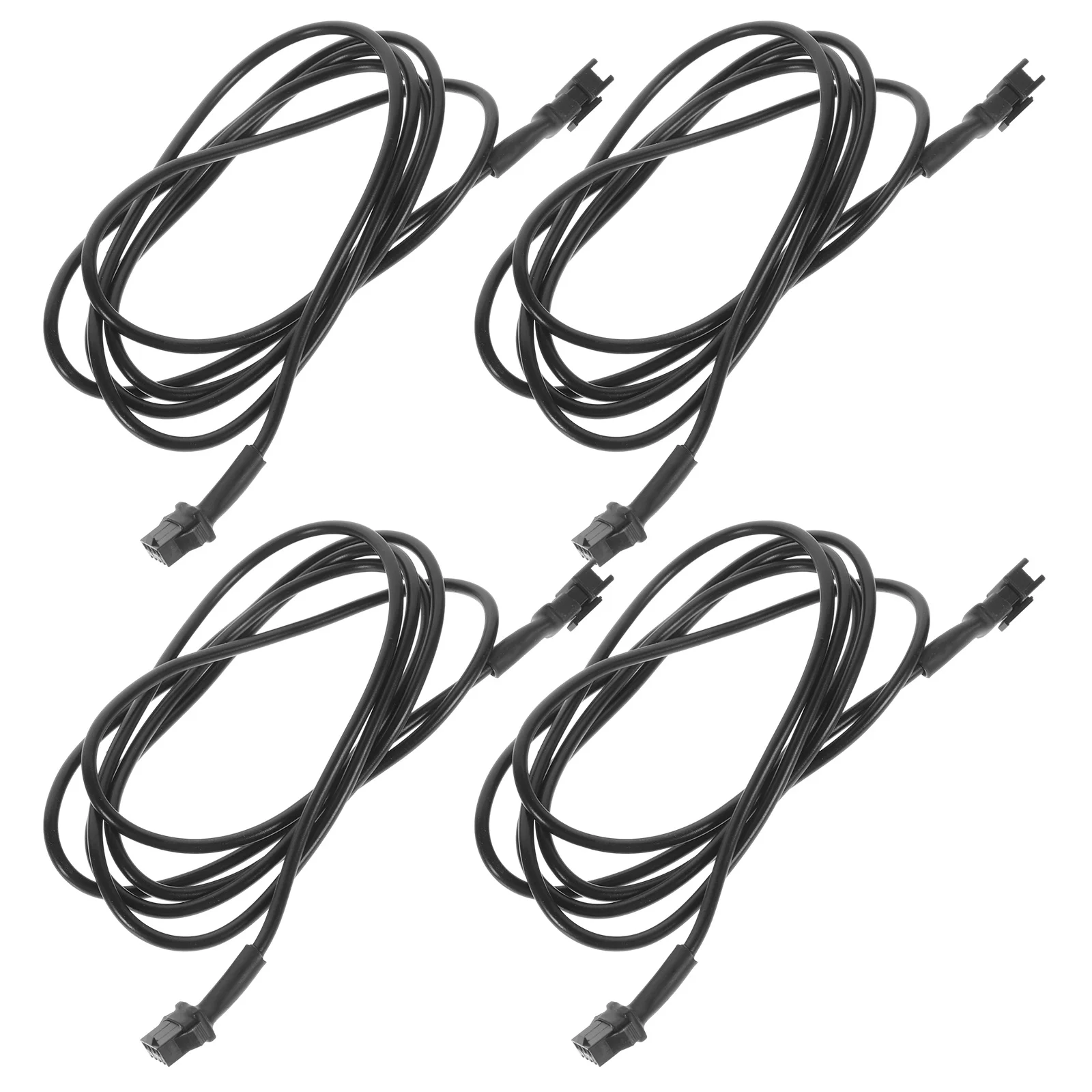 

4Pcs Neon Extension Wire 4 Pin Waterproof LED Light Strip Extension Cable for Car Ambient Lights Cord LED Light Extensions