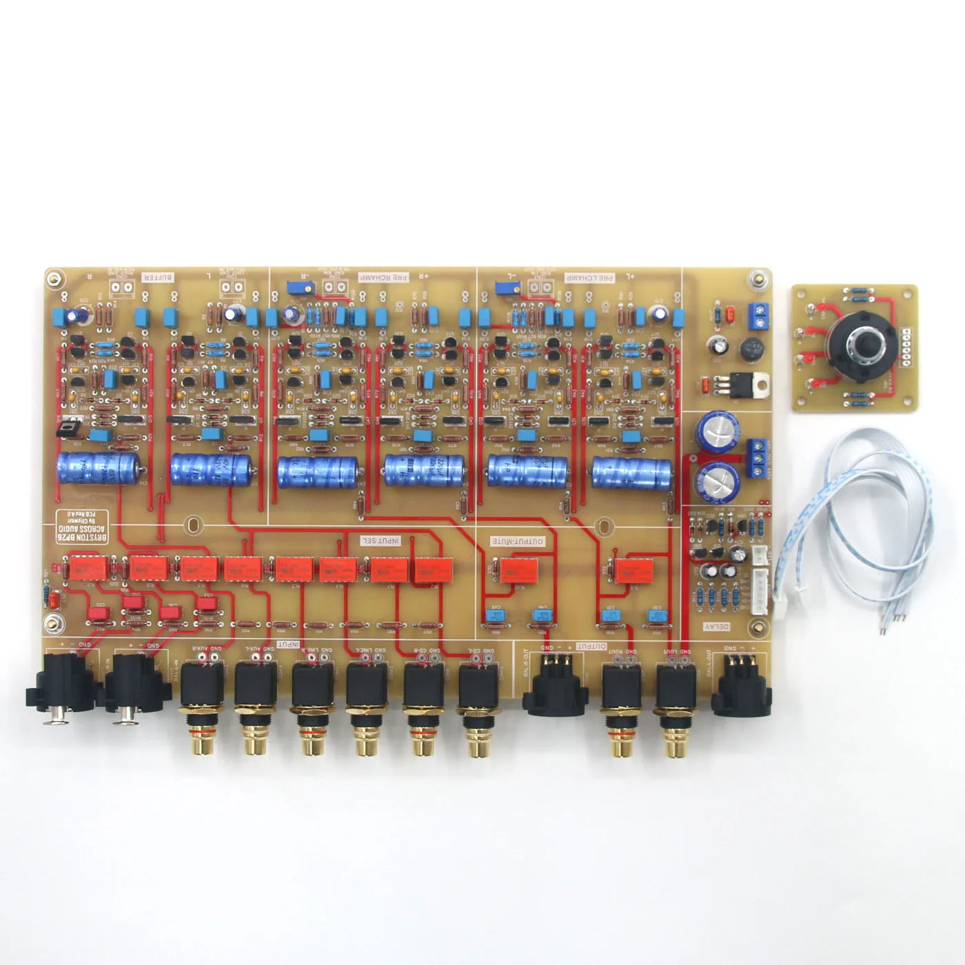 HiFi BRYSTON BP26ที่สมดุล Preamp Board Audio Preamplifier กับอินพุต4วิธี