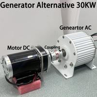 Low RPM 10KW 20KW 30KW 50KW PMG Generator 220V 380V Permanent Magnet Generator Alternative Energy with Electric reducer For DIY