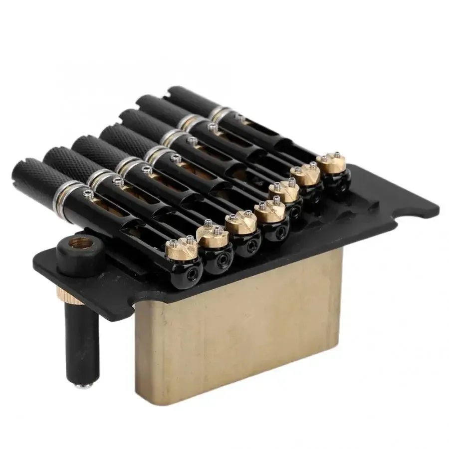 Best offer 6/7 Strings Headless Electric Guitar Bridge Brass Base Headless Vibrato Set For Electric Guitar