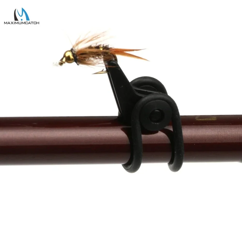 MAXIMUMCATCH Tenkara Fly Rod Hook Keeper Multi-Pack 2/4/6 مجموعات (6-18 قطعة) أشرطة قضيب سريعة الإصدار لراحة الجانب #3